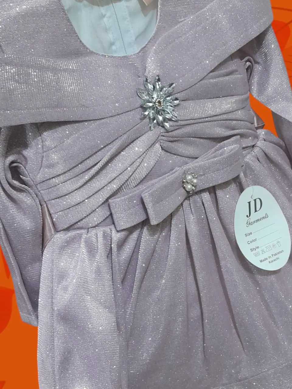 Elegant Occasion Dresses for Girls (4-6 Years) – Shiny Fabric Collection in Sheikhupura - Image 4