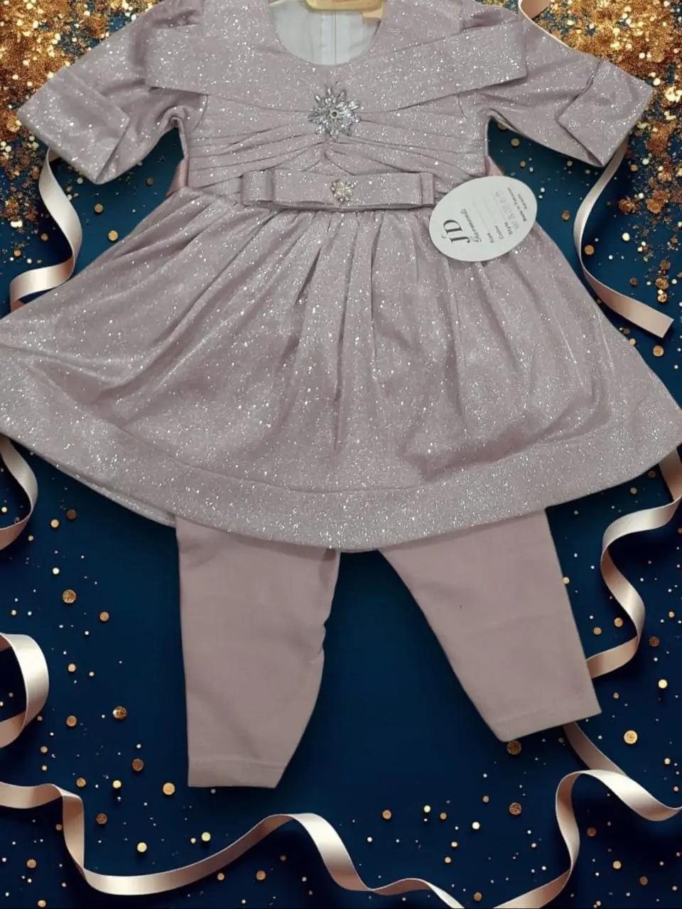 Elegant Occasion Dresses for Girls (4-6 Years) – Shiny Fabric Collection in Sheikhupura