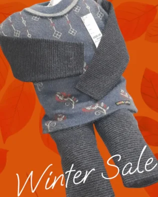 Chinese Stuff | Warm Rabbit Wool Dresses with Jersey for Girls (4-8 Years) – Winter Collection in Pakistan