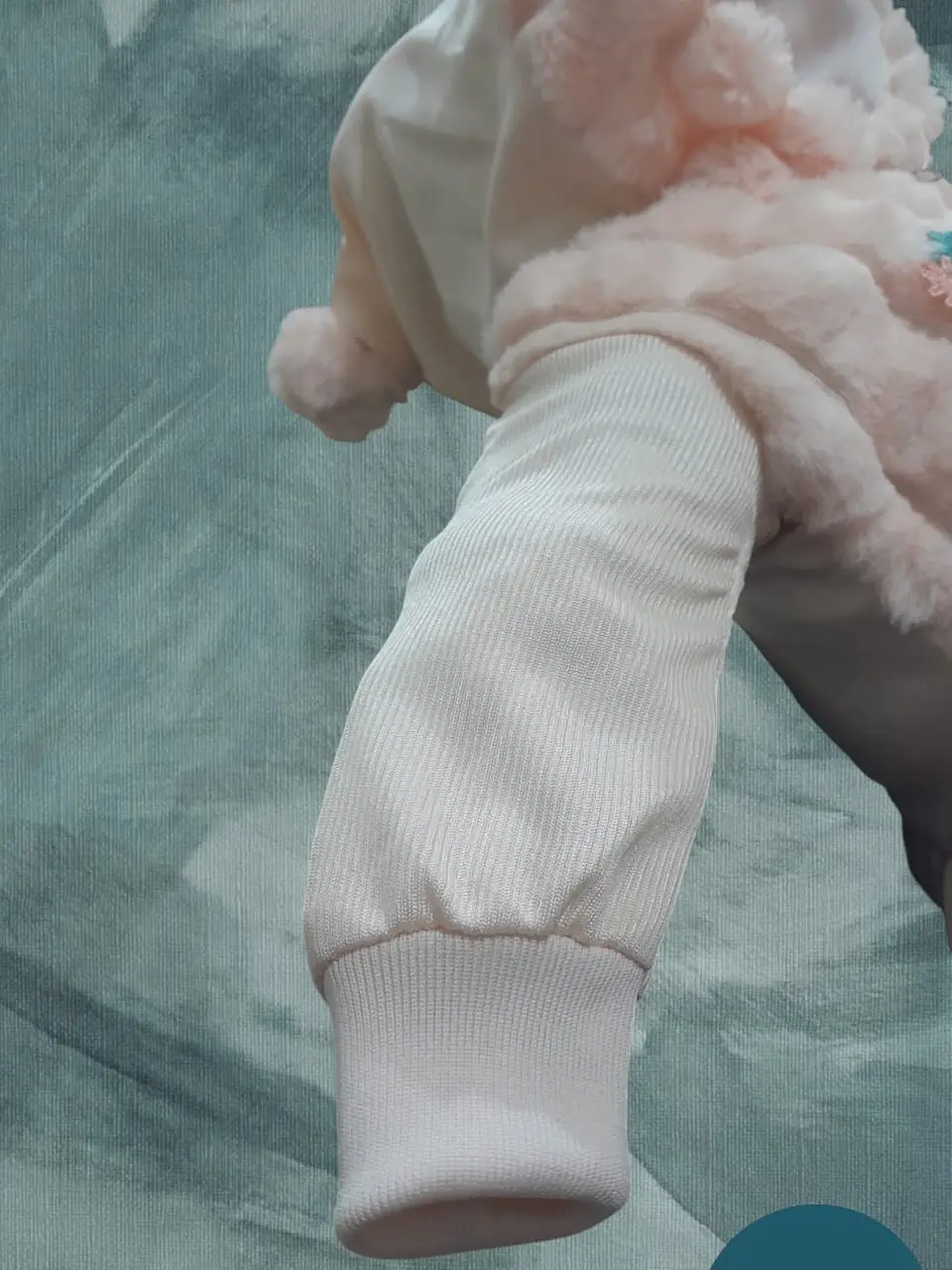 Soft Woolen Frock Hoodies for Baby Girls (0-1 Year) in Pakistan - Image 2