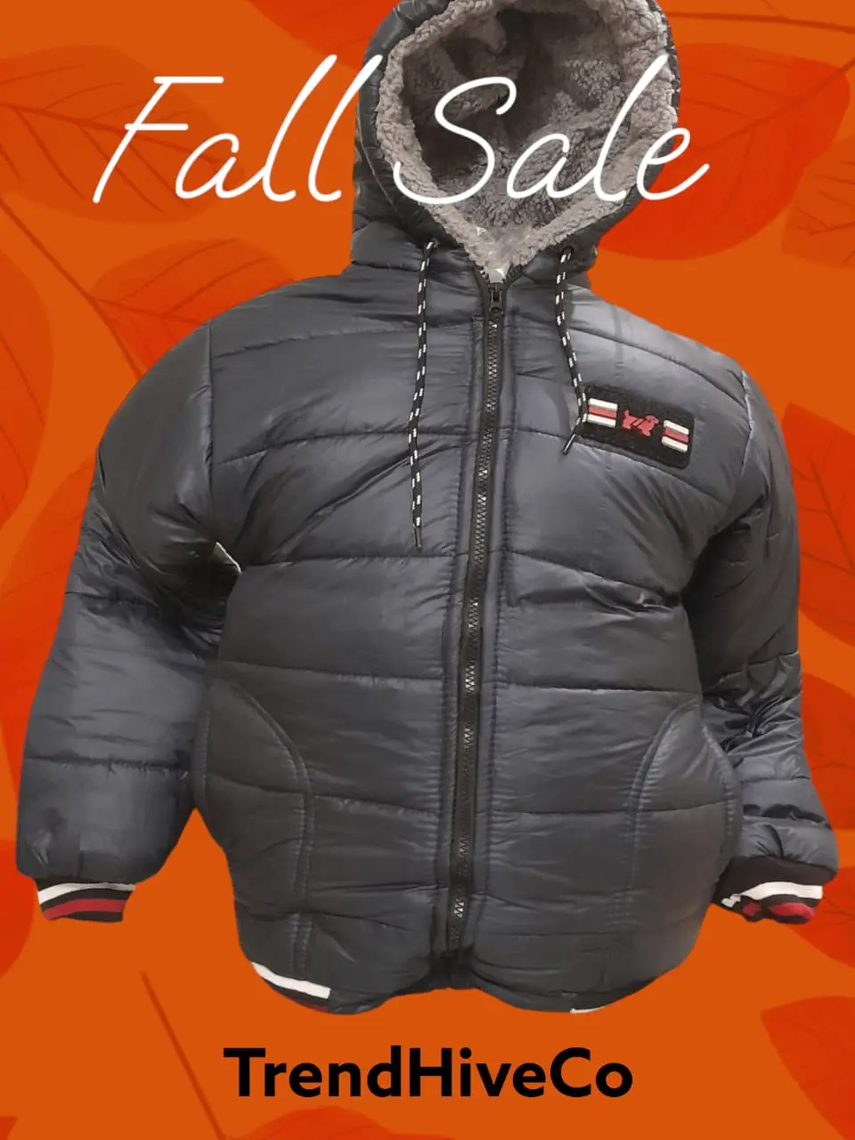 Warm & Waterproof Puffer Jackets for Kids (5-8 Years-BLUE) - Winter Collection in Pakistan