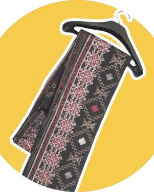 Affordable and pretty designed –Exquisite Ladies Summer Shawl with Slight Embroidery -Black